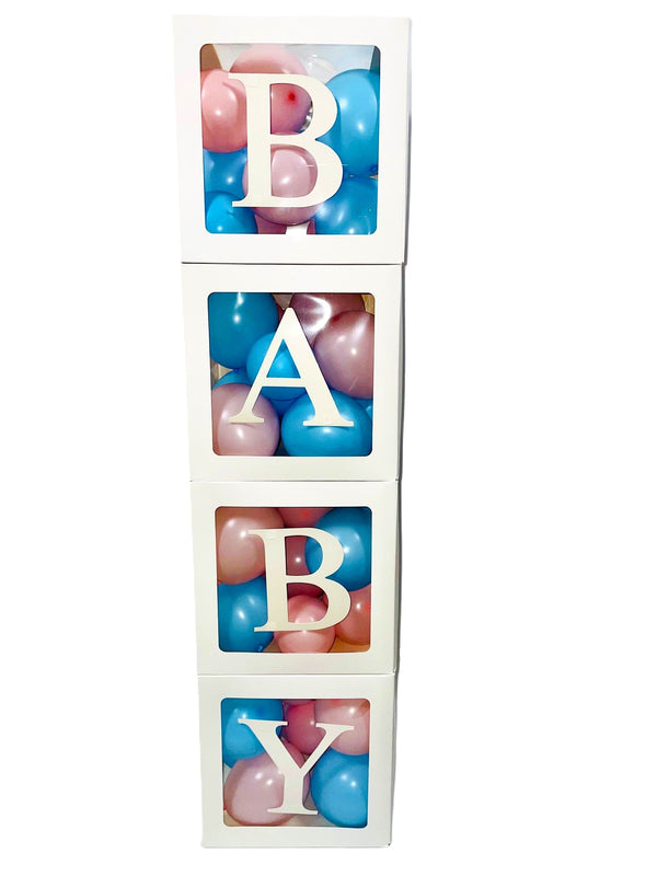 Ballonbox Baby Gender Reveal Party Geschlecht Junge oder Mädchen Verkündung