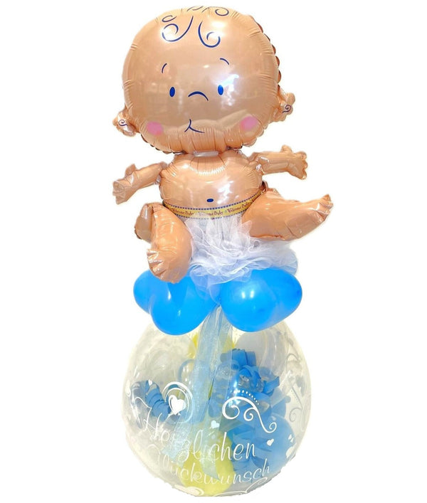 Geschenk Ballon Geburt Mädchen oder Junge