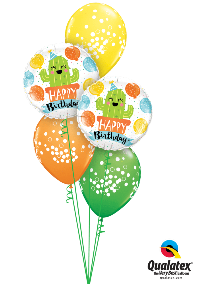 Helium Kaktus Geburtstag Party Luftballone mit Gewicht –  ballongeschenk-online
