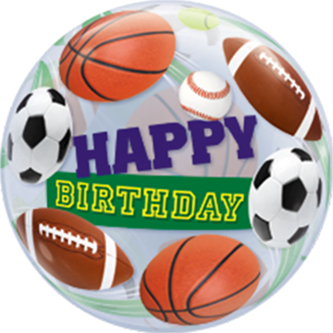 NFL Ballone Football zum Geburtstag mit Helium als Geschenk für Eintrittskarte NFL