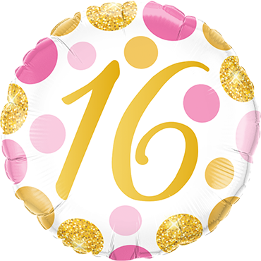 Ballon Geschenk 18. Geburtstag oder andere runde Geburtstage inkl. Helium Folie