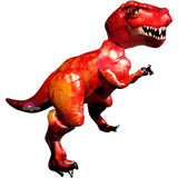 Folienballon Air Walker - T-Rex Dinosaurier, 172x154 cm ohne Helium