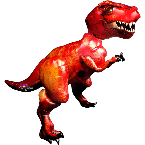 Folienballon Air Walker - T-Rex Dinosaurier, 172x154 cm ohne Helium