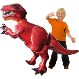 Folienballon Air Walker - T-Rex Dinosaurier, 172x154 cm ohne Helium