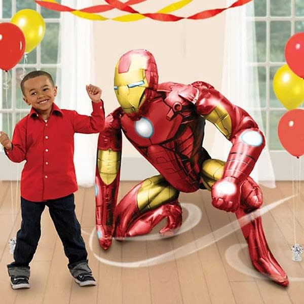 Airwalker Avengers IRON MAN 116cm Folien Ballon ohne Helium