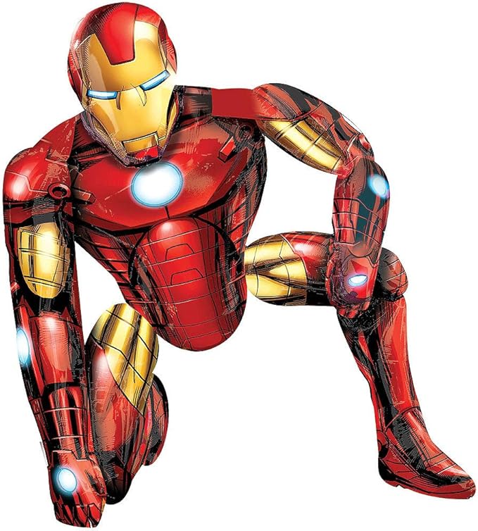 Airwalker Avengers IRON MAN 116cm Folien Ballon ohne Helium