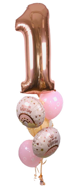 Ballon Strauß Helium Luftballons Geburtstag 