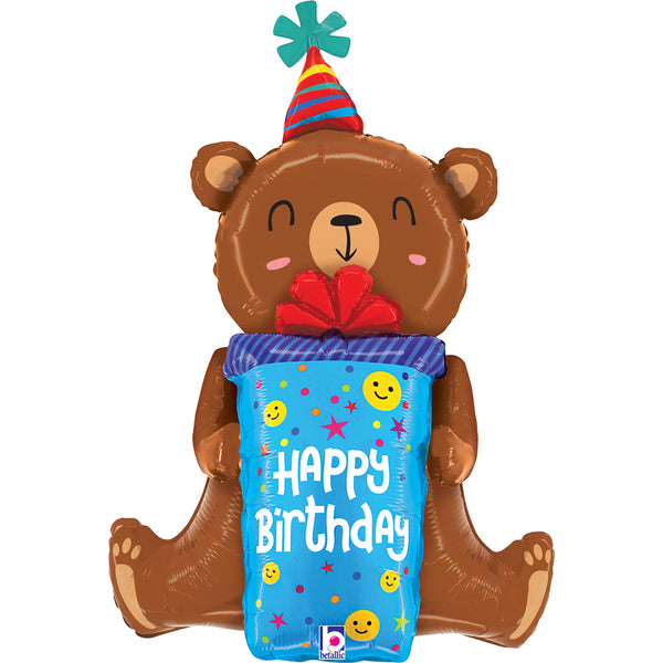 Luftballon Folie Teddy Bär Ballon mit oder ohne Helium zum Geburtstag