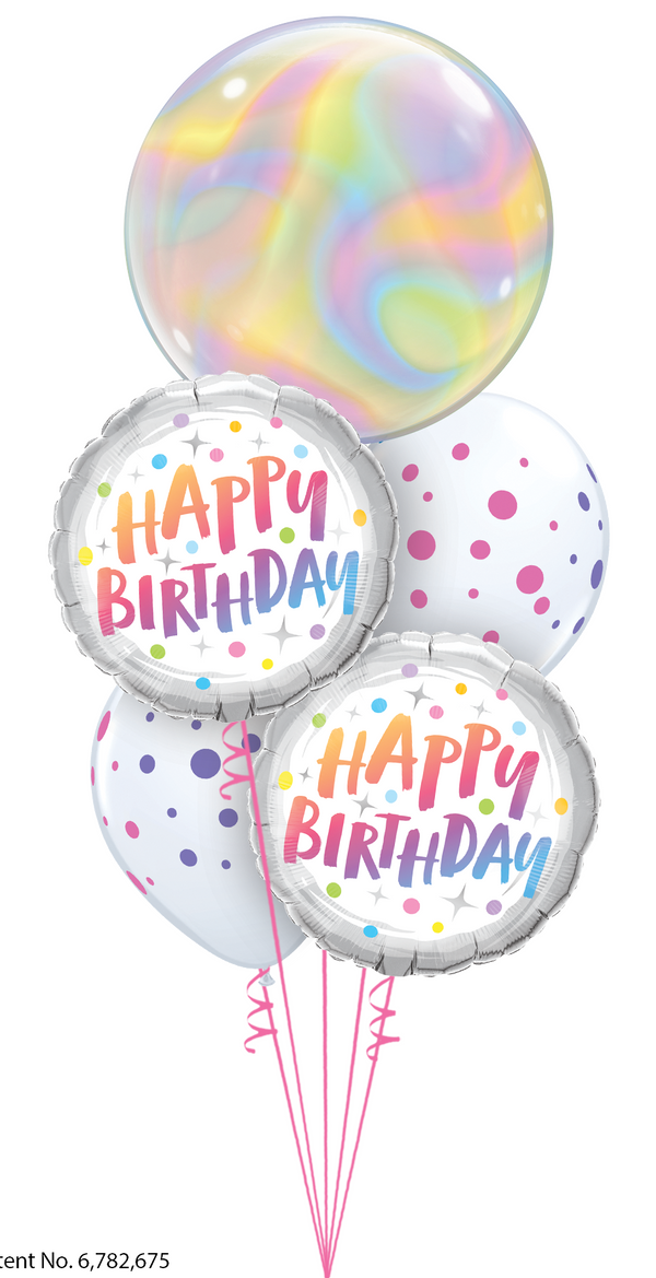 Bunter Ballonstrauß Helium Geburtstag Kindergeburtstag Luftballone Party