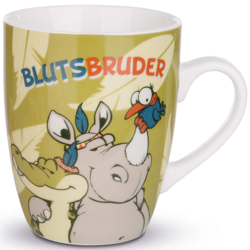 Porzellan Tasse "Blutsbruder" von Nici