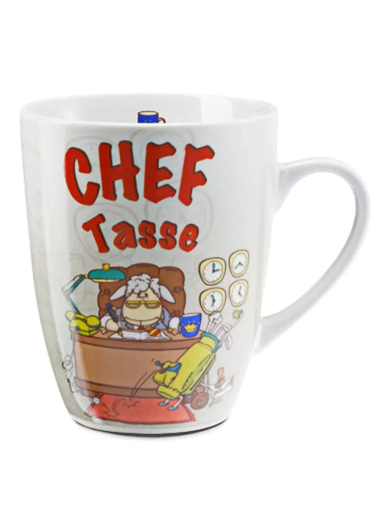 Porzellan Tasse Schaf Jolly Mäh "Chef Tasse" von Nici