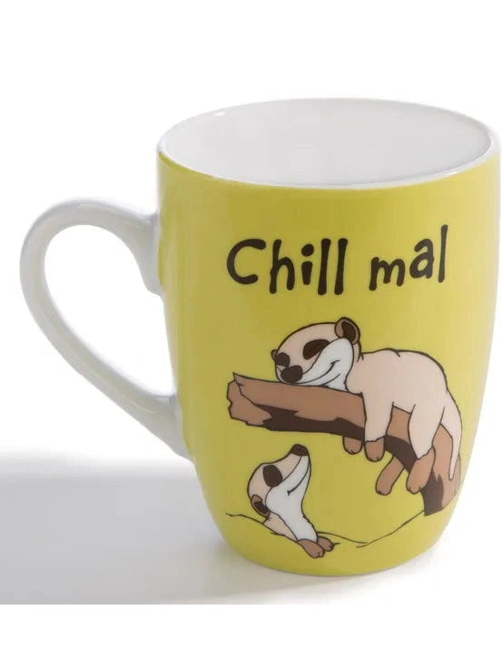 Porzellan Tasse Faultier "Chill mal" von Nici