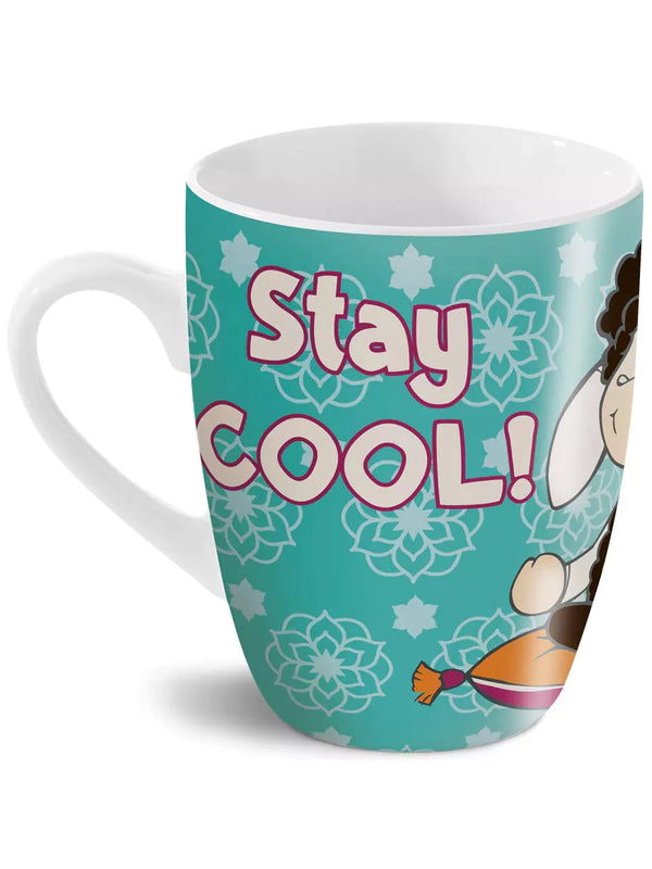 Porzellan Tasse Schaf "drink hot - stay cool" von Nici