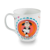 Porzellan Tasse Jolly Mäh Yoga Schaf Jolly Kasi Enjoy von Nici