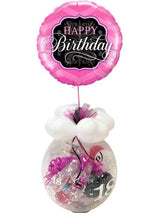 Happy Birthday im Luftballon diverse Geburtstage mit Helium Folienballon