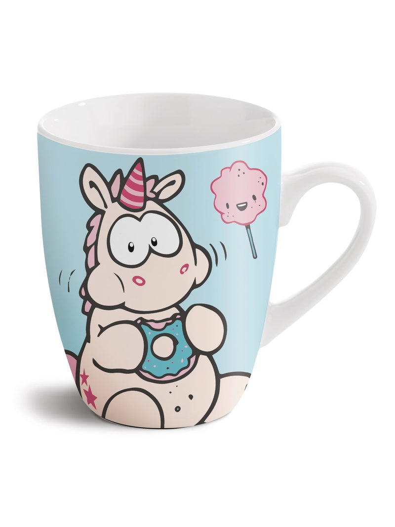 Porzellan Tasse Einhorn "ich vernasch dich" von Nici