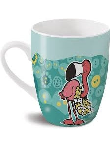 Porzellan Tasse Flamingo "Lebenskünstler" von Nici