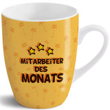 Porzellan Tasse "Mitarbeiter des Monats" von Nici