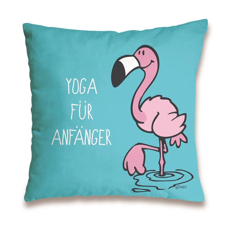 Nici Kissen Flamingo Yoga für Anfänger
