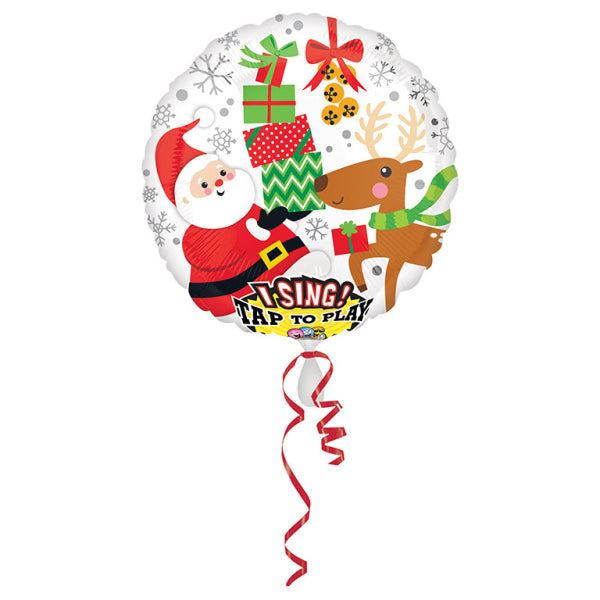 Singender Ballon Weihnachten mit dem Lied "jingle bells" als Musik