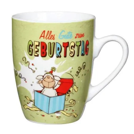 Porzellan Tasse "Alles Gute zum Geburtstag" von Nici