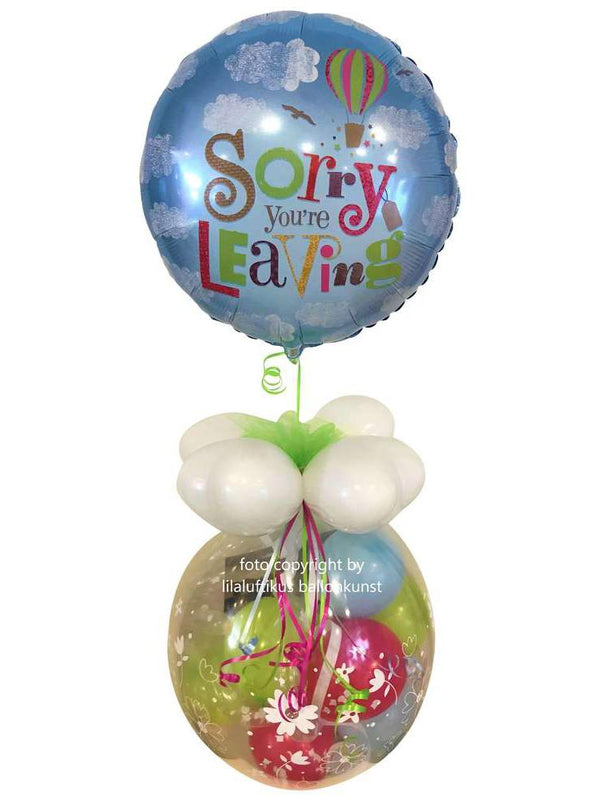 Ballongeschenk Abschied Verabschiedung Tschüss