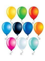 Latexballons. Luftballon. Ballon. 6er Pack. diverse Farben