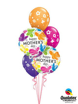 Ballonstrauß zum Muttertag mit verschiedenen Motiven