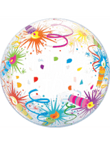 Bubble Luftballon Helium Geburtstag Happy Birthday div Modelle. Motive. Farben. inkl. Deko u Gewicht