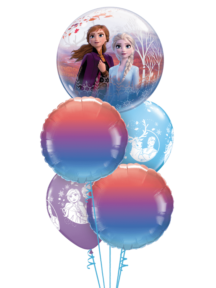 Ballonstrauß Helium Frozen 2 Kindergeburtstag Luftballone Party