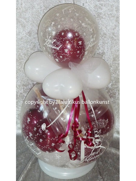 Verpackungsballon Hochzeit verschiedene Farben