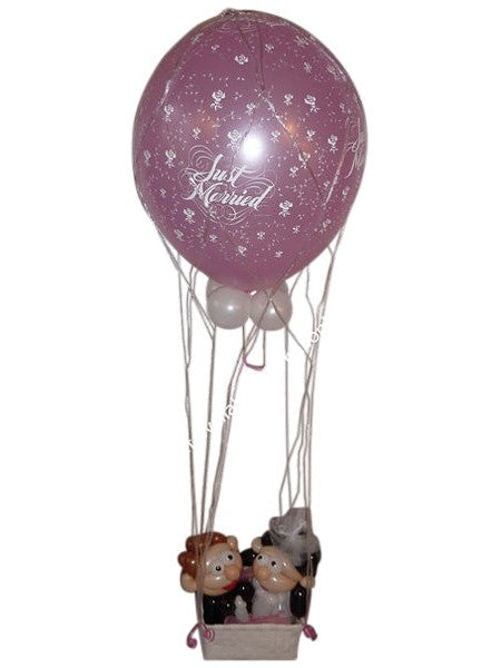 Brautpaar Fesselballon Ballonfahrt Heißluftballon Hochzeit