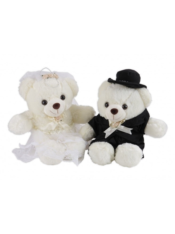 Brautpaar Braut und Bräutigam Teddy Hochzeitspaar diverse Größen
