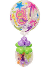 Geschenkballon Geburtstag mit großem Ballon verschiedene Zahlen