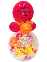 Geschenk Ballon Schulanfang Einschulung Schultüte 1. Schultag bunte Farben