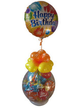 Geschenk im Ballon runder Geburtstag Happy Birthday