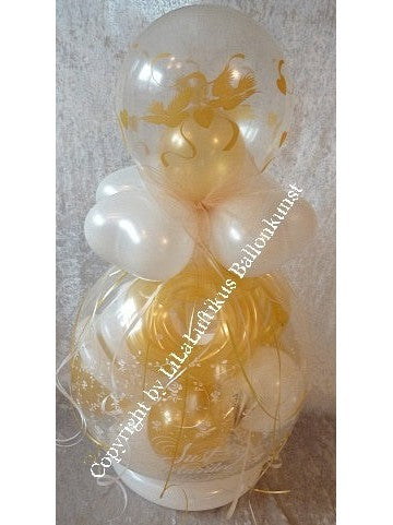 Verpackungsballon Hochzeit verschiedene Farben