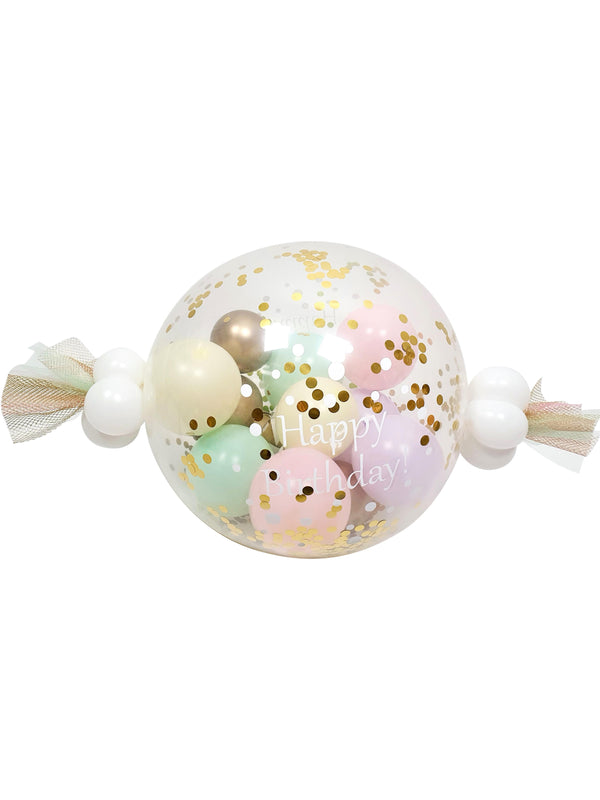Geschenkballon Geburtstag Konfetti Bonbon Candy