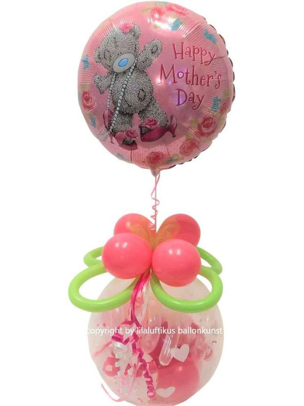 Zum Muttertag Ballongeschenk schwebender Ballon