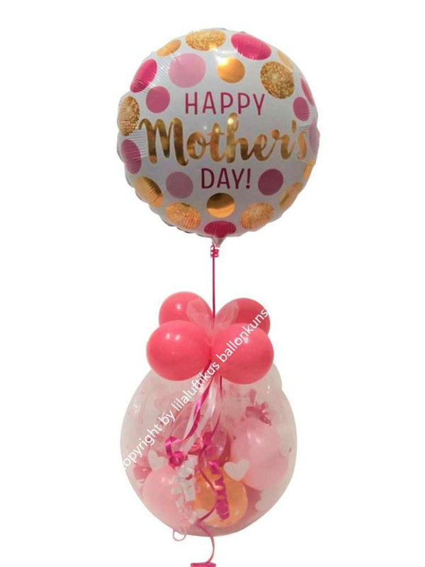 Alles Liebe zum Muttertag Ballongeschenk schwebender Ballon