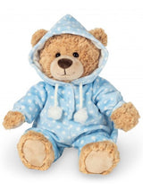 Schlafanzug Teddy Bär blau oder rosa, Größe 30 cm von Teddy Hermann
