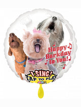 Singender Ballon Helium Geburtstag Happy Birthday mit Deko und Gewicht