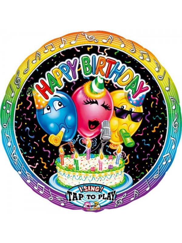 Singender Ballon Helium Kinder Geburtstag inkl Gewicht und Dekoration