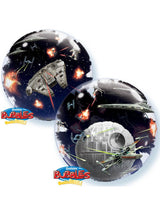 Bubble Ballon Star Wars.  56 cm. mit Dekoration