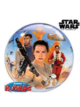 Bubble Ballon Star Wars.  56 cm. mit Dekoration